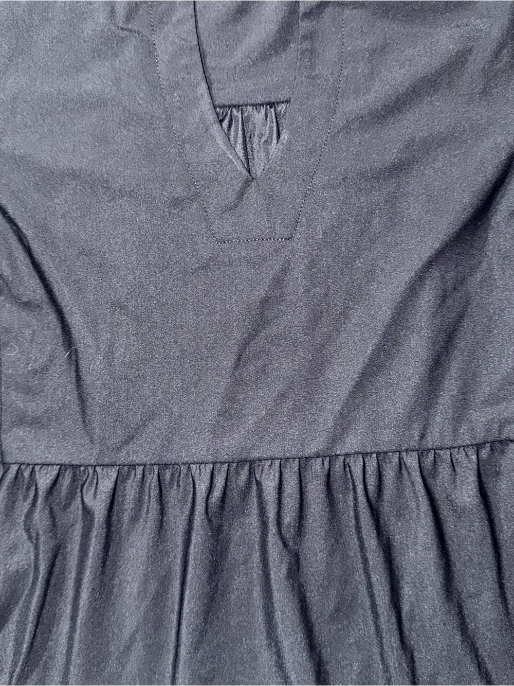 Women’s Jude Connally Black Tiered Long-Sleeve Dress - Picture 6 of 8